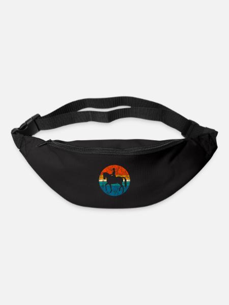 Dressur Dressurreiten Dressurreiter Reiten Pferd - Gürteltasche - Schwarz