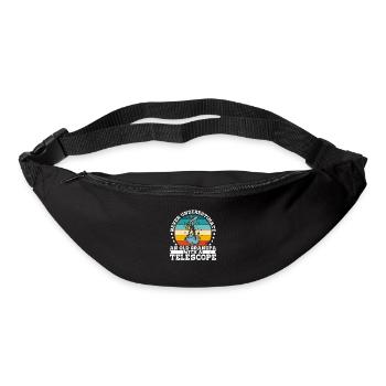 Telescope Physics School Astronomy Stars - Bum bag - black - Front
