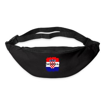 Croatia Croats Origin Birthplace Flag - Bum bag - black - Front
