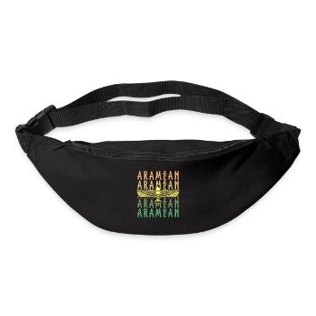 Aramäer aramäische Geschichte Naher Osten - Gürteltasche - Schwarz - Vorne