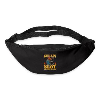 BBQ Grillen Fleisch Koch Vater Barbecue Grill - Gürteltasche - Schwarz - Vorne