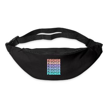 Family Fischer Team Group Summer Gift Idea - Bum bag - black - Front