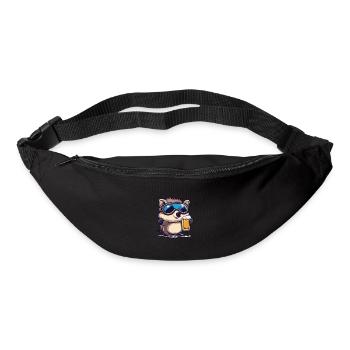 Hedgehog après-ski beer - Bum bag - black - Front