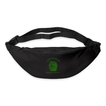 Forget Shamrocks Where's The Pot Happy Leprechaun - Bum bag - black - Front