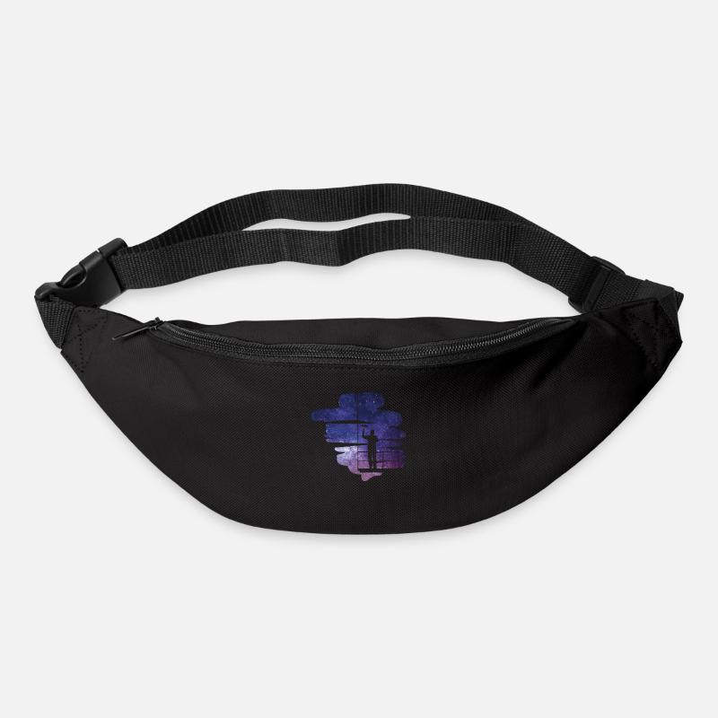 Galaxies peintre cadeau - Sac banane - noir