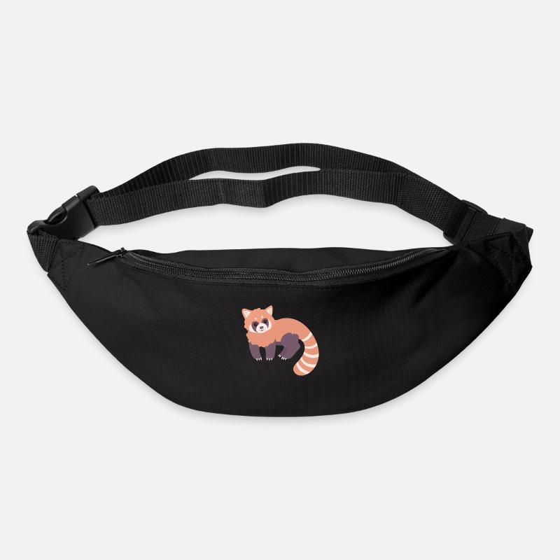 Roter Panda - Gürteltasche - Schwarz