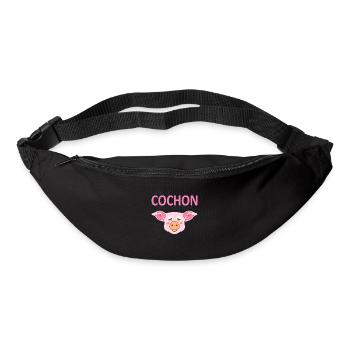 pig everything is good provocative humor quote - Bum bag - black - Front