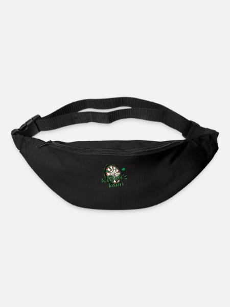 Dartscheibe Weil ich's kann - Dartsport Bullseye - Gürteltasche - Schwarz