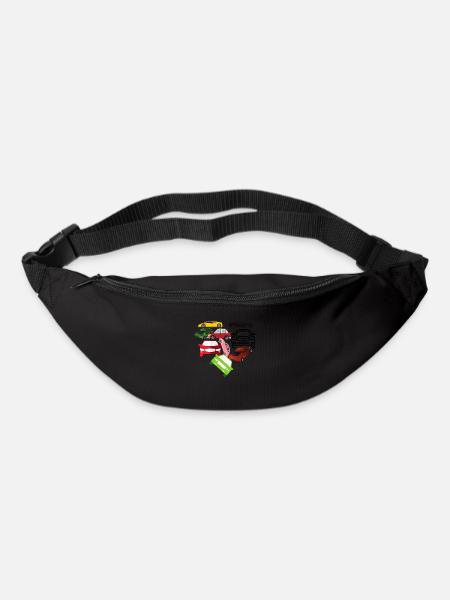I love cars - Bum bag - black