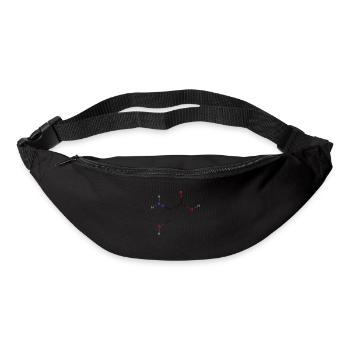 Serine Molecule - Colored Structural Formula - Bum bag - black - Front