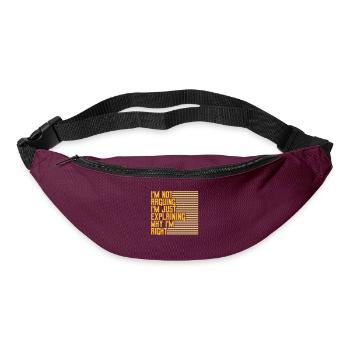 I m not arguing - Bum bag - burgundy - Front