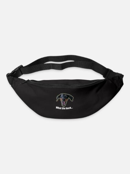 what the heck - Gürteltasche - Schwarz
