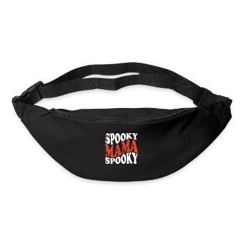 Spooky Mama Retro Halloween Ghost Witchy Spooky - Sac banane - noir - Devant