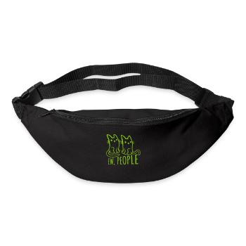 Funny cats ew people - Bum bag - black - Front