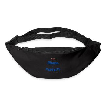 Maman is parfaite - Sac banane - noir - Devant