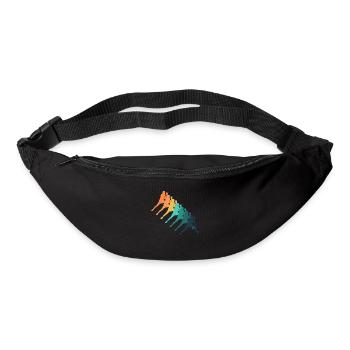 Tennis de table rétro - Sac banane - noir - Devant