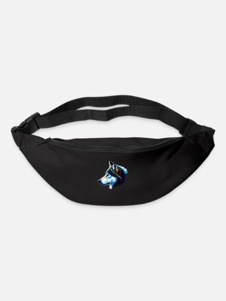 Loup - Sac banane - noir