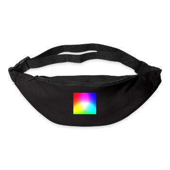 RGB Farbpalette - Additive Farbmischung - Gürteltasche - Schwarz - Vorne