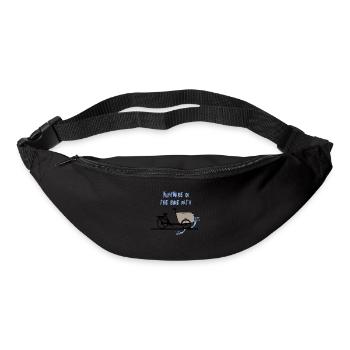 Cargo bike nightmare, cargo bike, e-bike - Bum bag - black - Front