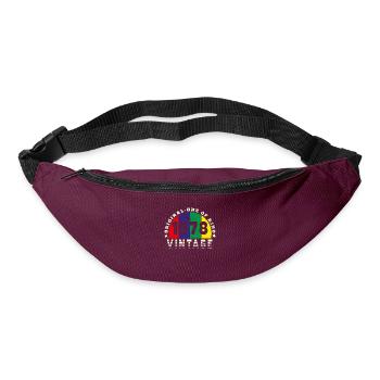 Vintage 1978 Retro - Bursdag - Bum bag - burgundy - Front