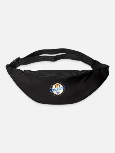Île de Zakynthos en Grèce Souvenir Vintage - Sac banane - noir