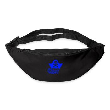 Raupe Säbel Piraten Kapitän Mütze Lustig Süß Comic - Gürteltasche - Schwarz - Vorne