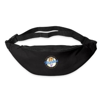 Rhodos Griechenland Vintage Insel Ägäis Souvenir - Gürteltasche - Schwarz - Vorne