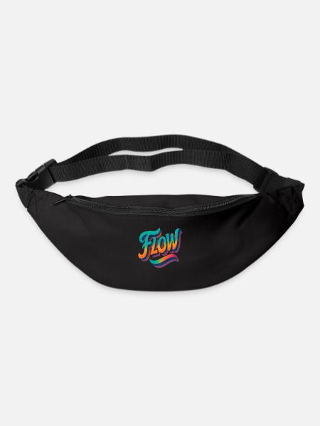 Lassen Sie es fließen - Gürteltasche - Schwarz