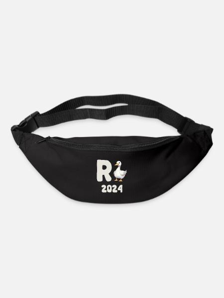 R Ente 2024 - Rente 2024 Ente Rentner Ruhestand - Gürteltasche - Schwarz