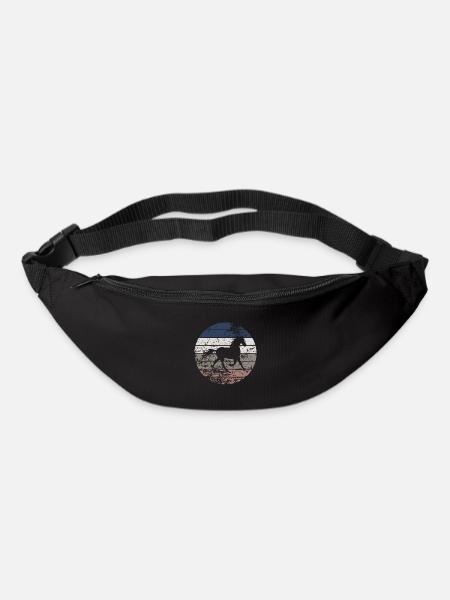 Cheval - Sac banane - noir