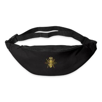 Bienenkönigin Imker Biene Vintage - Gürteltasche - Schwarz - Vorne