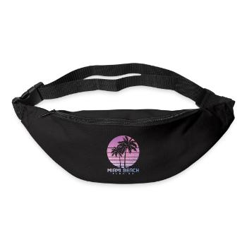 Miami Beach Florida USA Retro Vintage - Gürteltasche - Schwarz - Vorne