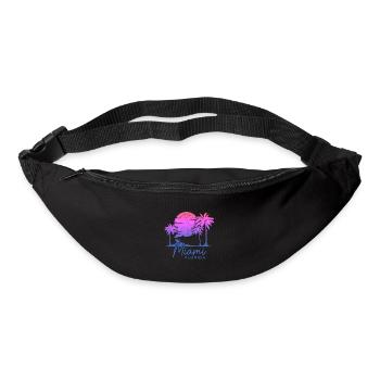 Miami Beach Florida USA Retro Vintage - Gürteltasche - Schwarz - Vorne