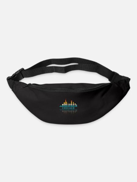 Chicago Illinois Souvenir Geschenk - Gürteltasche - Schwarz