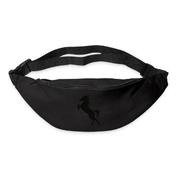 Pferd - Gürteltasche - Schwarz - Vorne