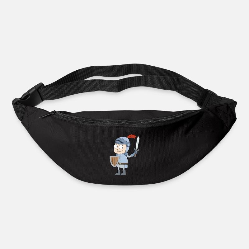 Kleiner Ritter - Gürteltasche - Schwarz