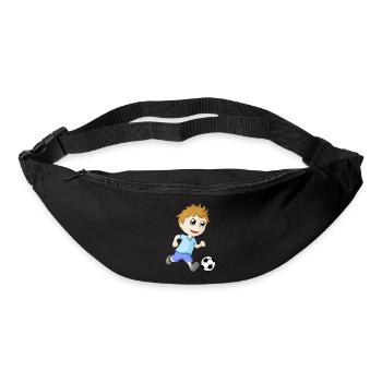 Little football boy - Bum bag - black - Front