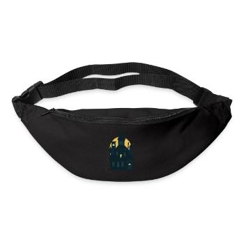Halloween Gruselig Horror Haus Dracula Fledermaus - Sac banane - noir - Devant