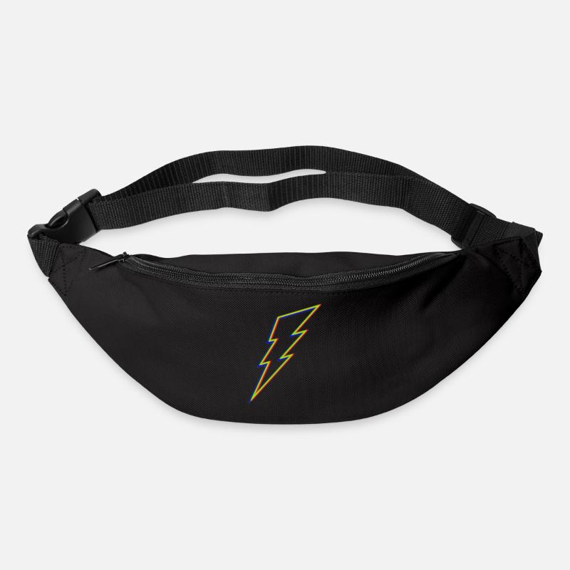 Blitz ϟ - Gürteltasche - Schwarz