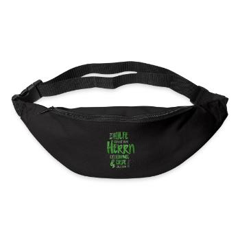 Meine Hilfe Kommt Vom Herrn - Gürteltasche - Schwarz - Vorne