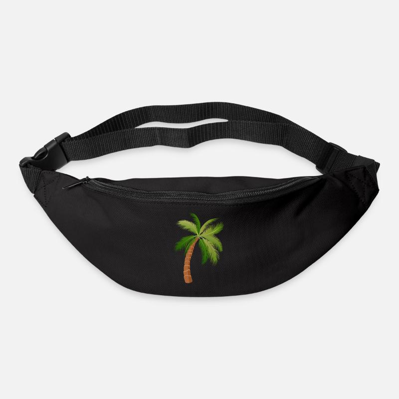 palm tree palm palms 1 - Bum bag - black