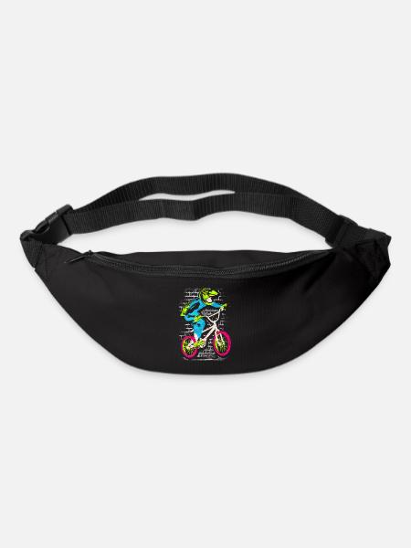 Vélo BMX | BMX coloré - BMX Rider - Sac banane - noir