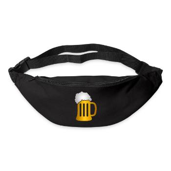 Bierbecher-Logo - Gürteltasche - Schwarz - Vorne