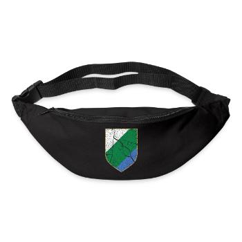 Armoiries des Abruzzes - Sac banane - noir - Devant