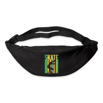 Skateboard Fahrer - Gürteltasche - Schwarz - Vorne