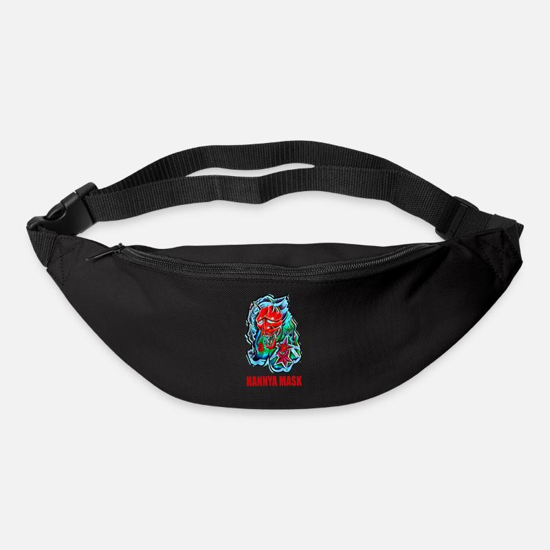 Masque Hannya - Sac banane - noir