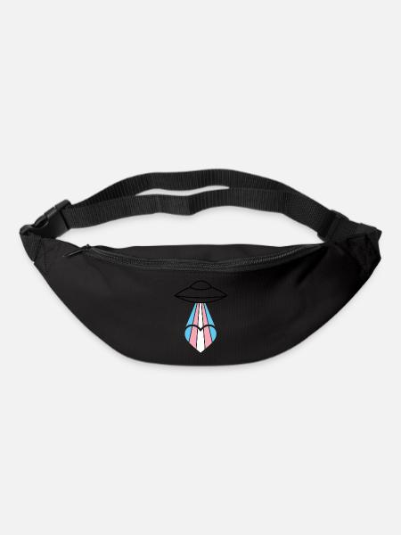 Trans Pride Ufo - Gürteltasche - Schwarz
