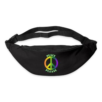 Blease de paix - Sac banane - noir - Devant