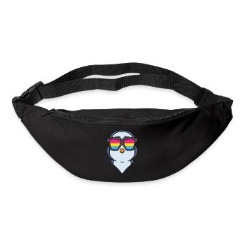 Pansexual Penguin Gift - Bum bag - black - Front