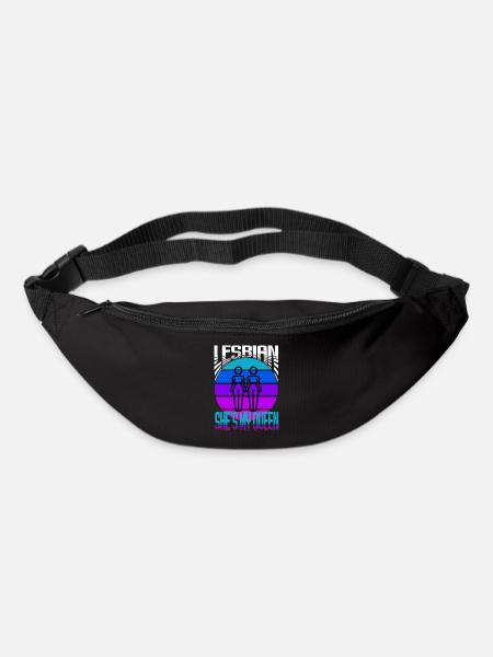 Lesbian - Gürteltasche - Schwarz